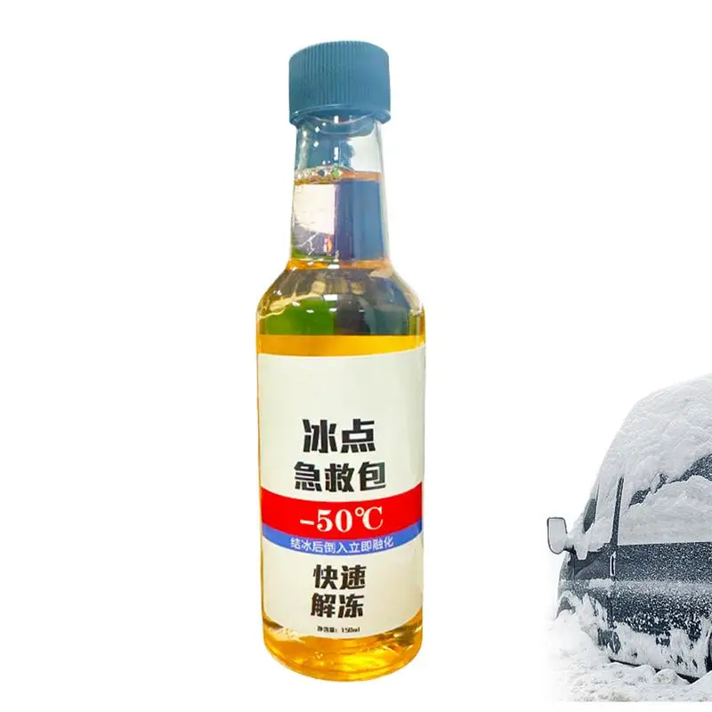 Car Snow Melt 150ml Snow Melter Fast Acting Driveway Snow Removal Deicer Effective Environmentally Safe Car Snow Frost Removal