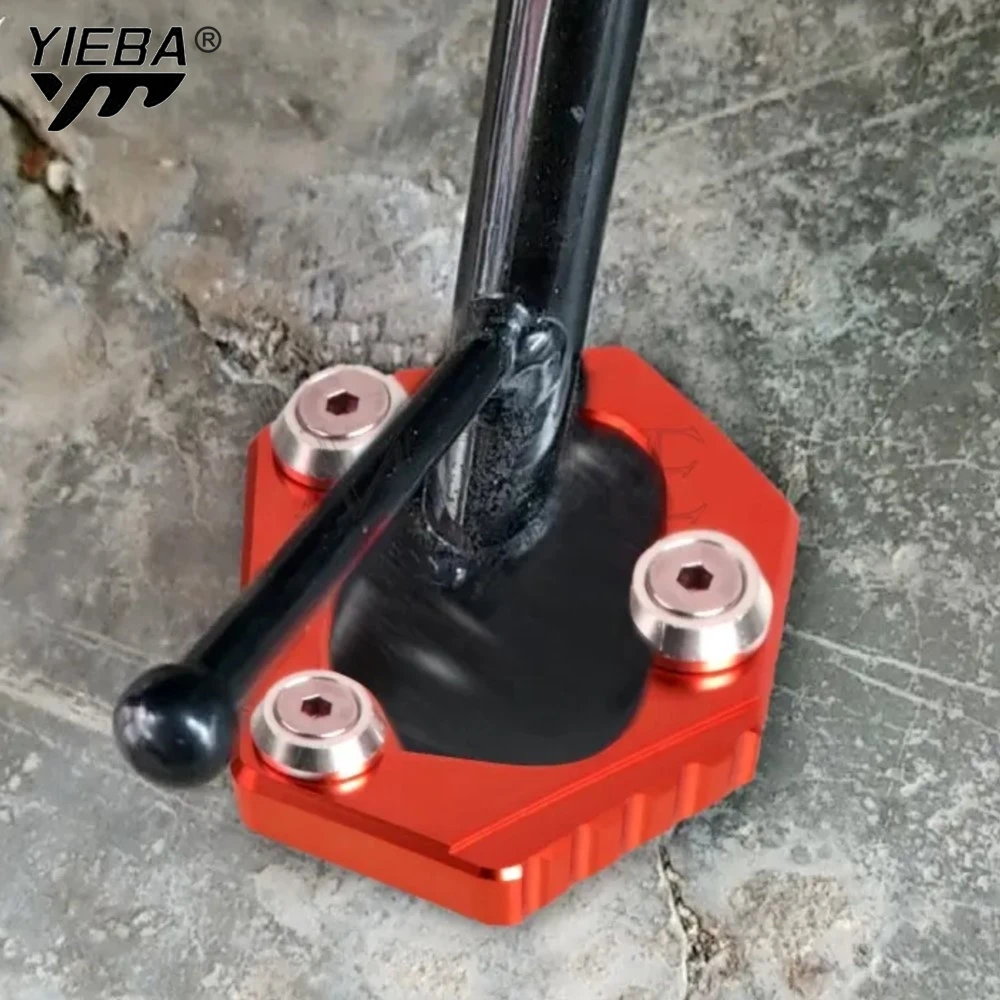 

For Honda XRV750 RD07 Africa Twin XL600V XL650V XL700V Transalp SLR 650 Dominator NM4 Side Stand Kickstand Enlarge Extension Pad