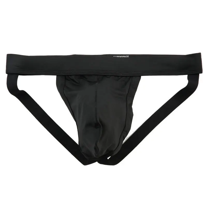 Sospensorio erotico da uomo Gay Sexy Bulge Pouch Backless Hip Lifting mutandine alta elasticità morbido traspirante Quick Dry pantaloncini sportivi