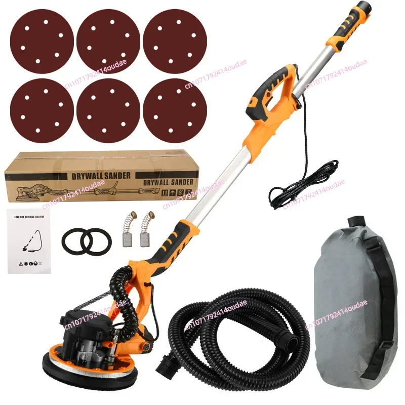 

110V/220V 9" High Power Wall Grinder 225mm Dust-free Drywall Sander Portable Putty Grinding Machine Handheld Ceiling Polisher