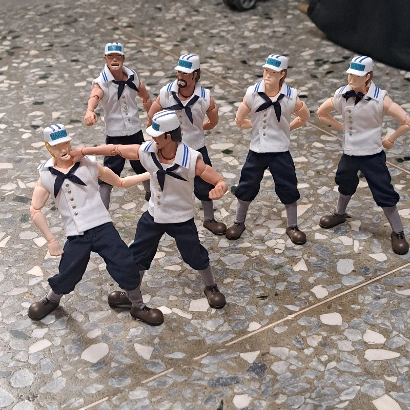 

В наличии ACTION ROLE масштаб 1/12, мужской солдат, цельный классический персонаж аниме, справедливость, матрос, полный набор, 6-дюймовая экшн-фигурка, модель