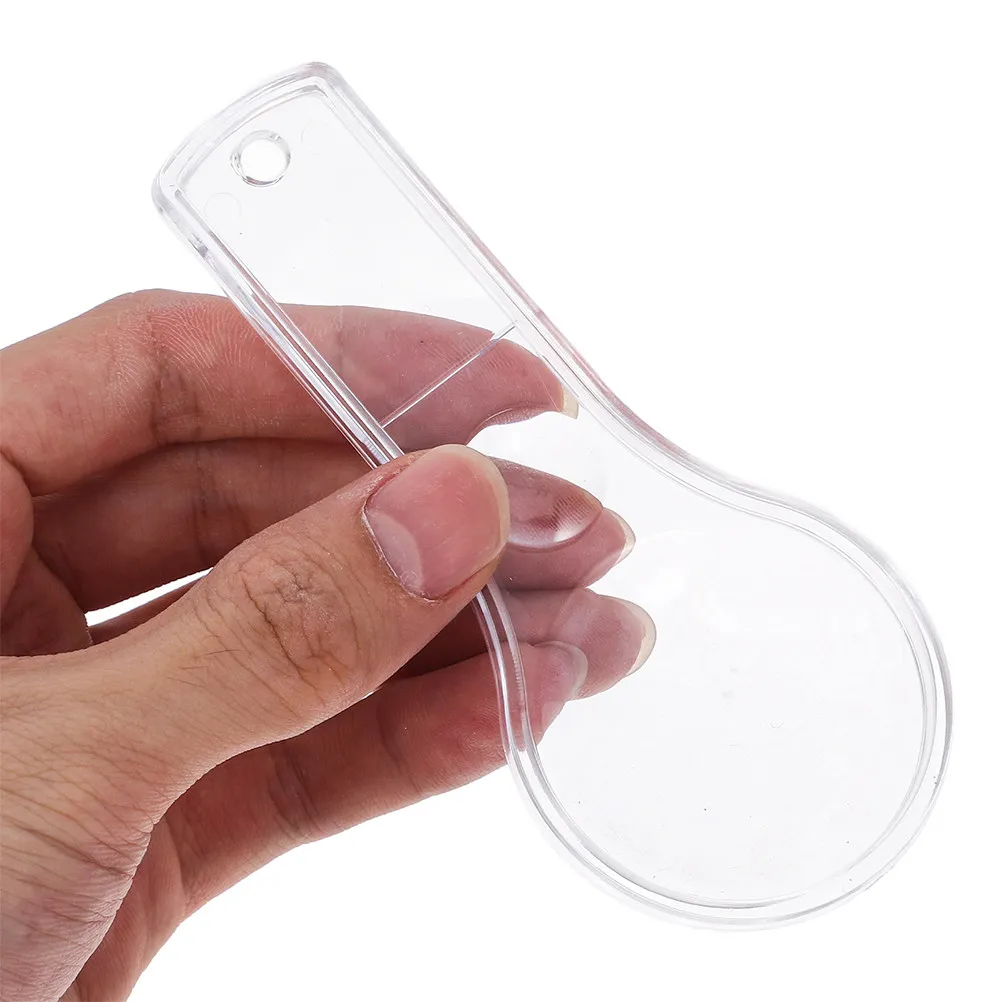 

8Pcs Mini Handheld Magnifying Glass 5x10x Portable Reading Magnifier for Science Education Insect Observation Kids Seniors