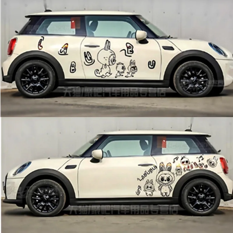 

Автомобильная виниловая наклейка для BMW mini Cooper F54 F55 F56 кузов мультфильм аниме модификация модная наклейка аксессуары