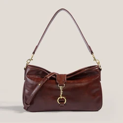 Bolso Vintage para axilas bolsos de diseñador de lujo para mujer 2023 nuevo de alta calidad  con cierre de piel suave, bandolera de hombro salvaje Simple envío gratis  llegada rápida