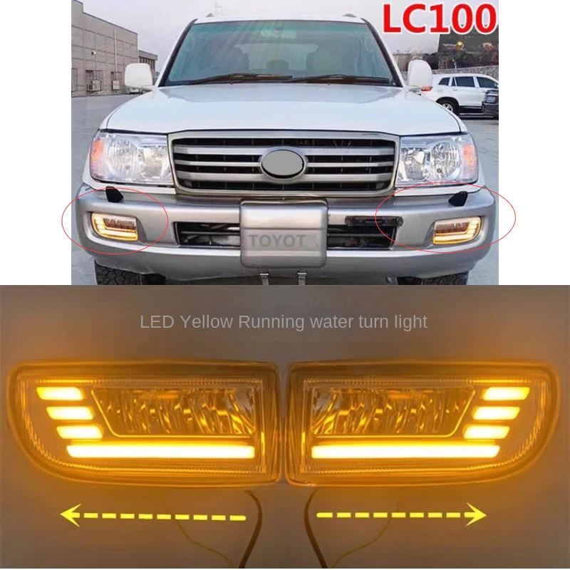 

Car Accessories For Toyota LAND CRUISER FZJ100 UZJ100 LC100 4500 4700 1998-2007 Modified fog lamps, front fog lamp assembly,