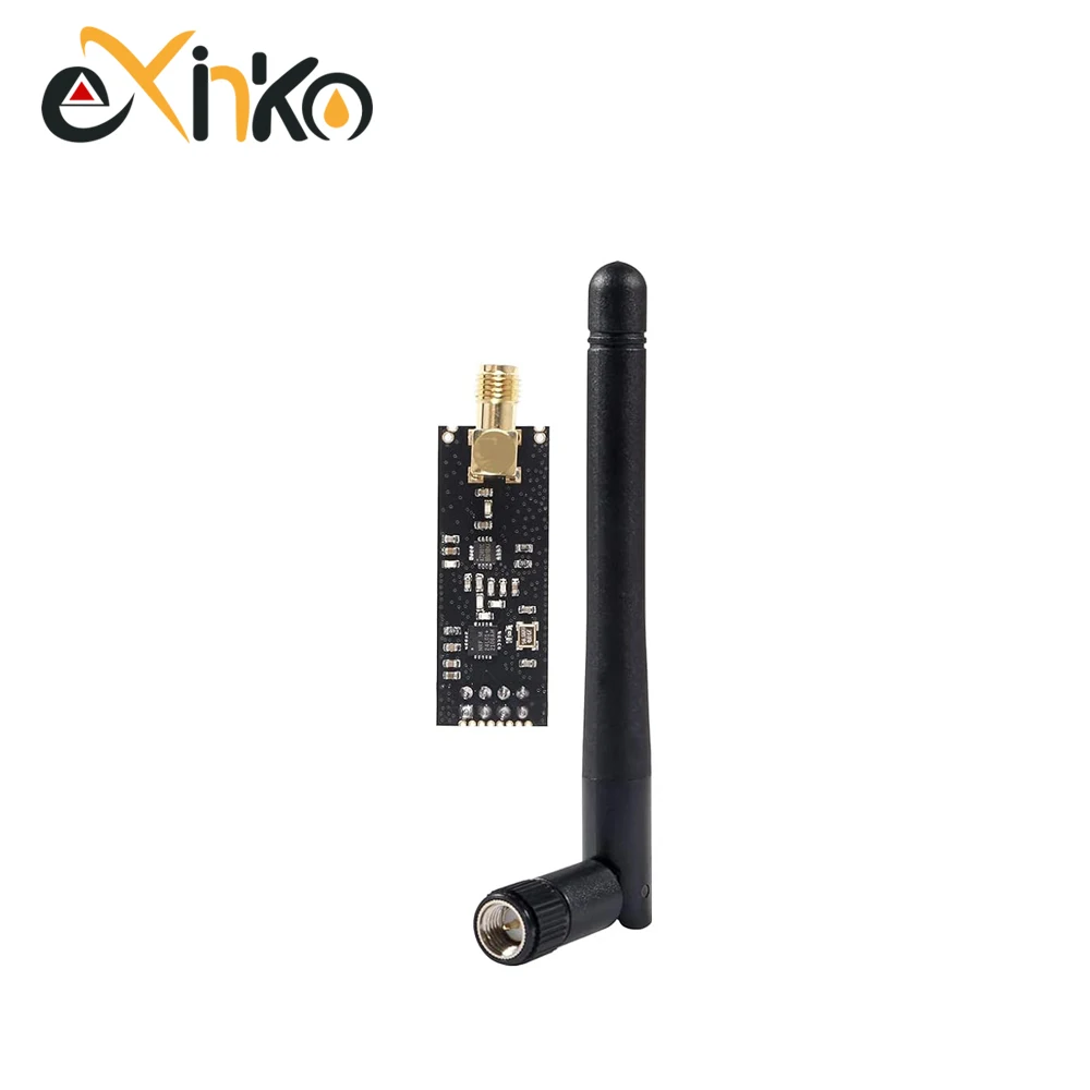 1-10PCS NRF24L01+PA+LNA 2.4G Wireless Module 1100-Meter Long-Distance With Antenna