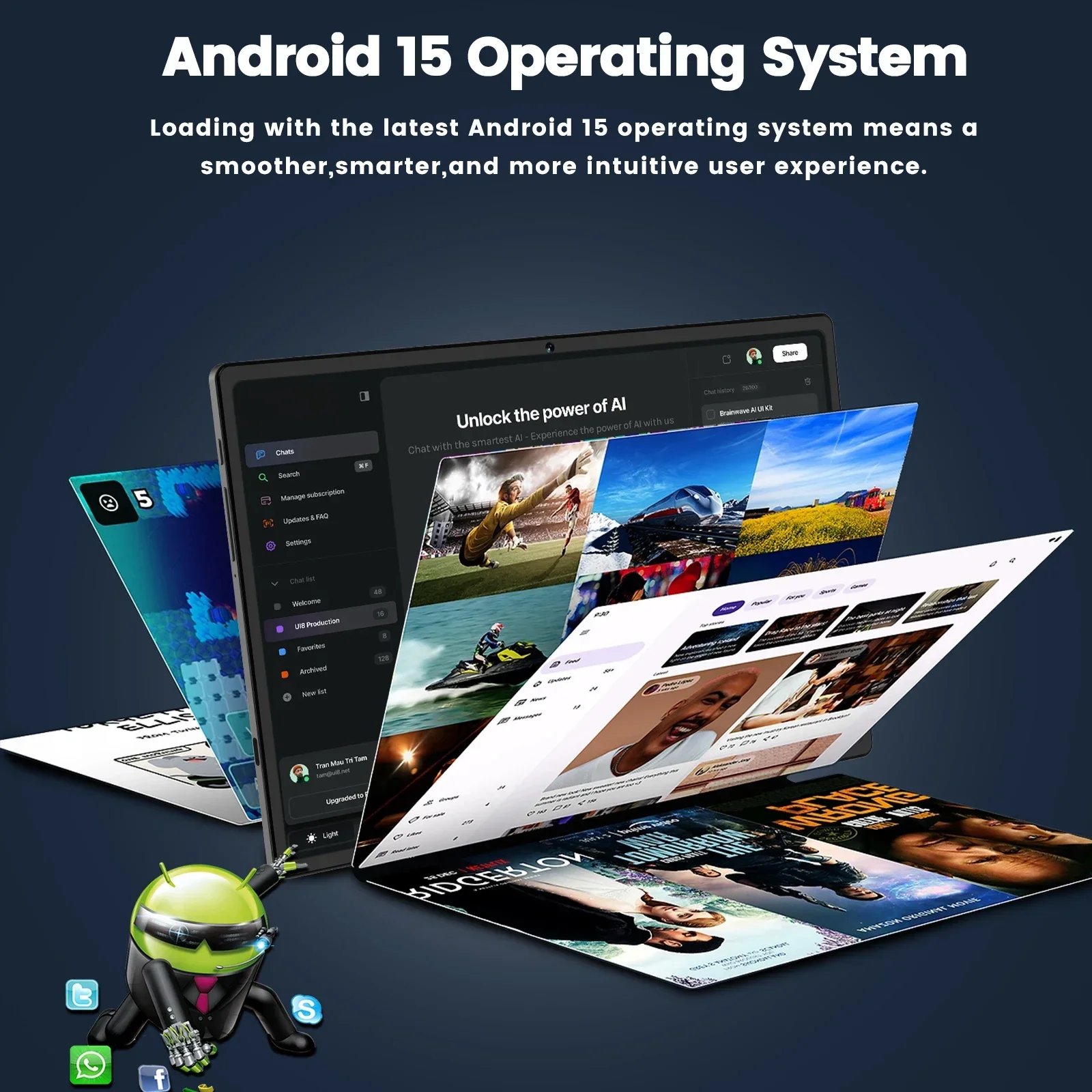 【Versi Global】 Tablet S10 Pro Asli 2025 10.1 Inci HD 4K Layar Penuh Android 15 16GB + 1TB 10000MAh 5G Tablet GPS WiFi SIM Ganda