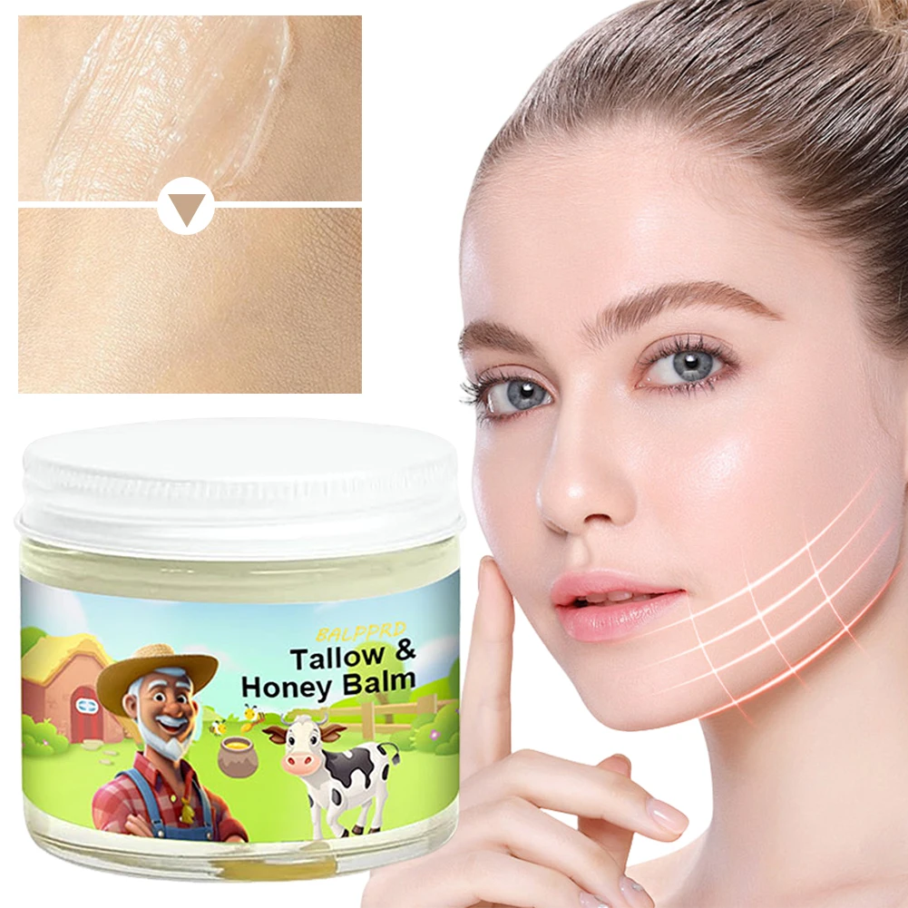 

60ml Tallow Face Moisturizer All Purpose Natural Skin Care Cream Natural Formulas Hydrated Skin For Body Face