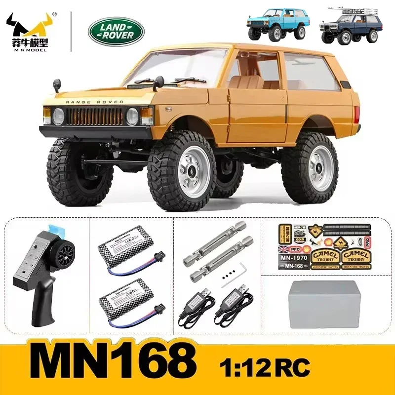 MN168 New 1:12 First Generation Range Rover Rc Remote Control Vehicle All Terrain Crossing Climbing Vehicle with Door Bridge