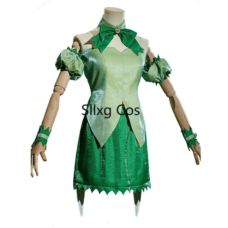 

FC6Unisex Anime Cos Midorikawa Retasu Mew Lettuce Cosplay Costumes Uniform Custom Size@FC8！