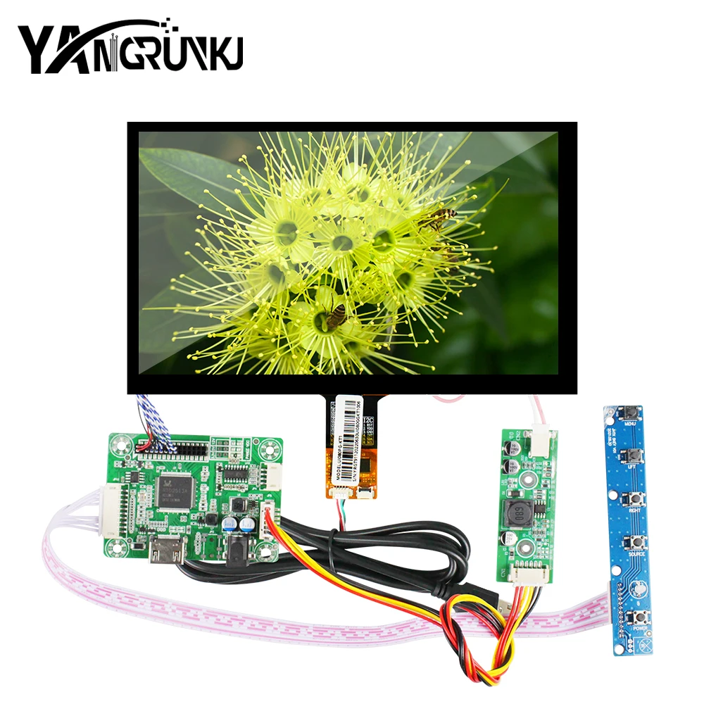 

8.0 inch tft lcd display AV080HDM-N19 800nIts display matching driver board touch panel capacitive IPS screen module