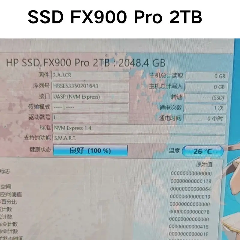 New SSD FX900 Pro 2TB Solid State Drive Fast Shipping