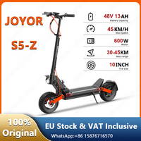 JOYOR S5-Z Foldable EScooters 600W Motor 48V13Ah Battery Adjustable Height Electric Scooter Adult 10*3.0 Widen Tires E-Scooter