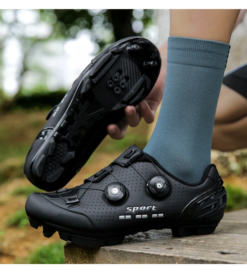 Männer Radfahren Schuhe Rennrad Frauen Rosa Racing Bike Self-Locking Geschwindigkeit Fahrrad Turnschuhe Flache Stollen Berg Radfahren Footwea – Detail 17