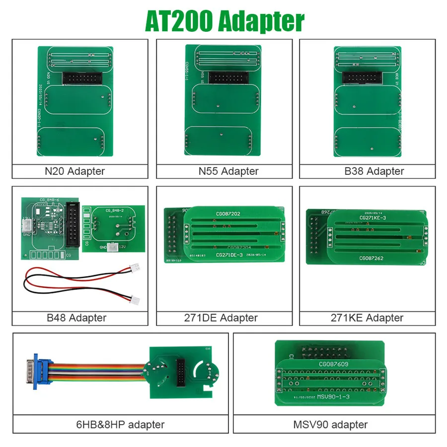 AT200 FC200 New Adapters Set No Need Disassembly including 6HP & 8HP / MSV90 / N55 / N20 / B48/ B58/ B38 etc