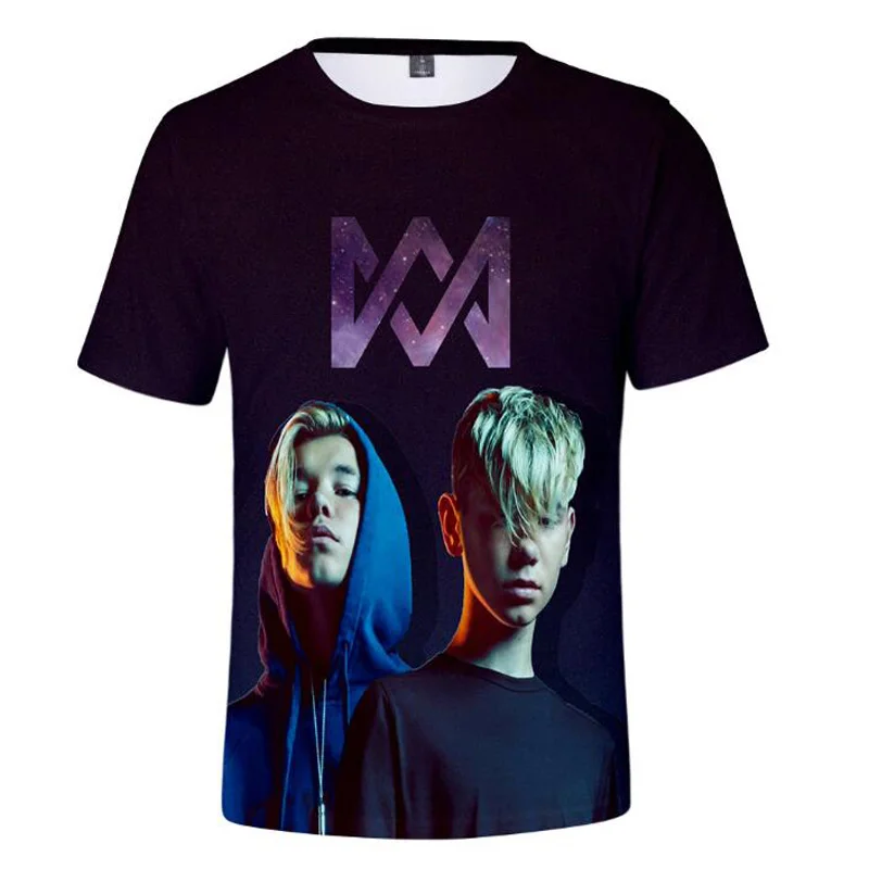 New Y2K New Marcus Martinus 3D Graphic T Shirt Women Men Fashion Casual T-shirt Harajuku Streetwear Oversized Black Tee Tops