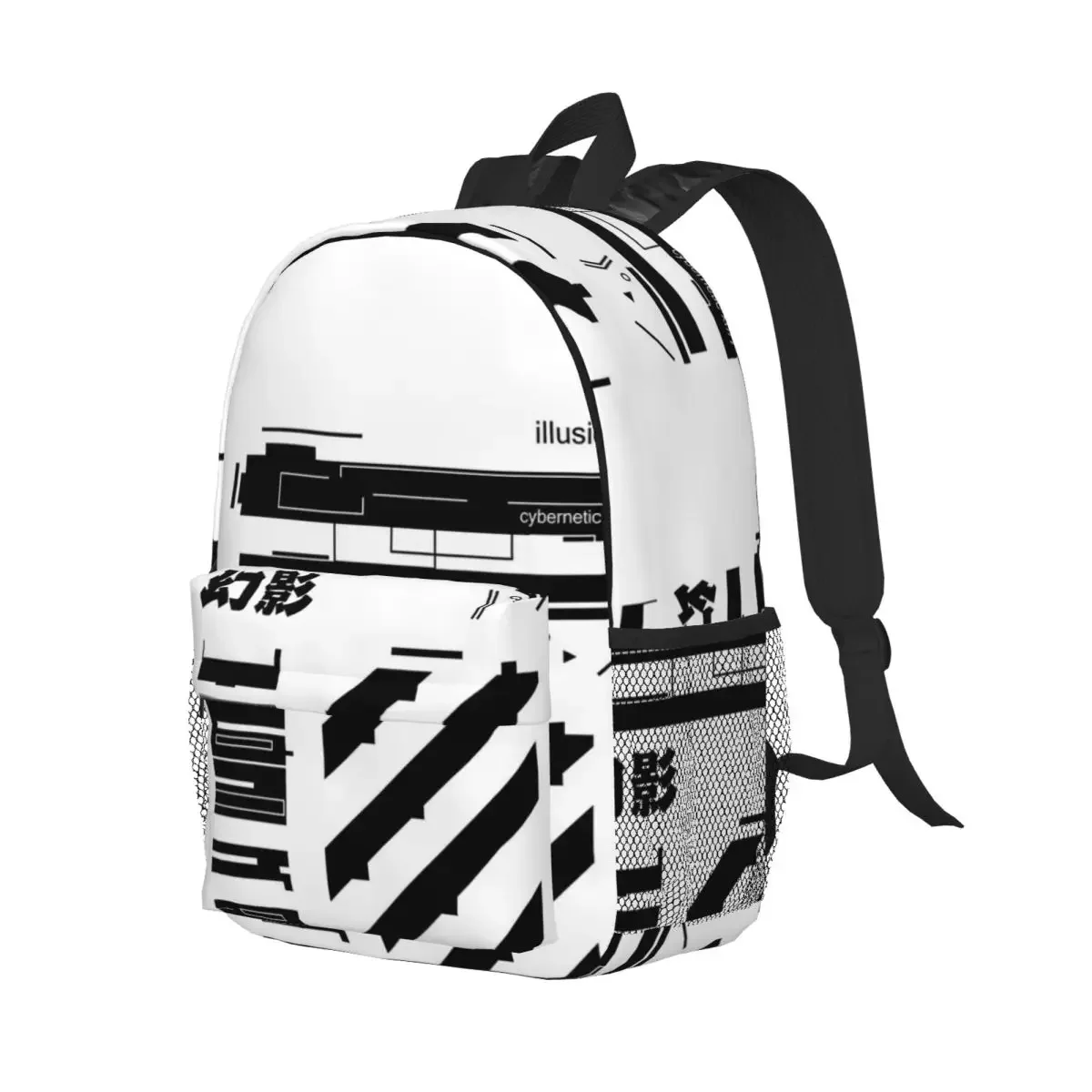 Illusion Xr7 Techwear Mochilas para meninos e meninas, mochila para laptop, bolsa de ombro para crianças, mochila casual, mochila escolar, grande capacidade