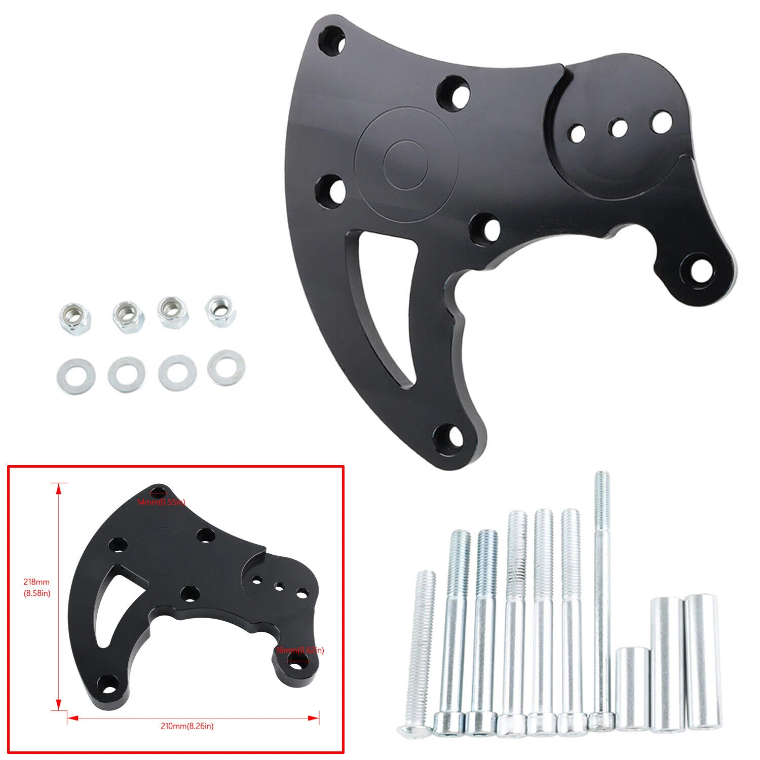 High Mount Bracket Vortec Truck For LS1 LS2 LS3 LS6 LQ AC A/C Compressor LS R4 Racing Car Accessories
