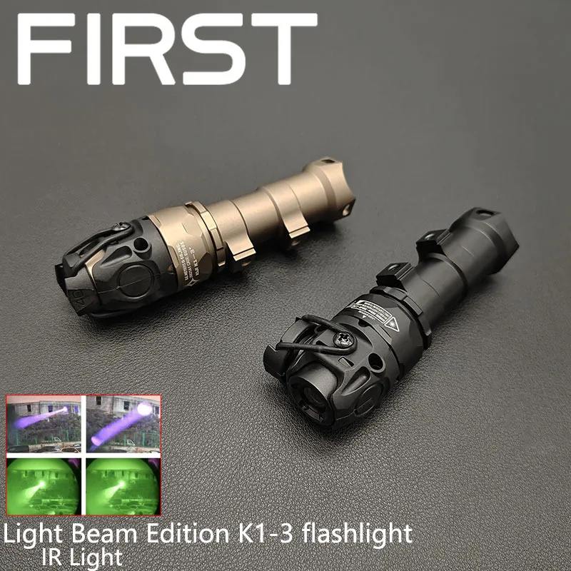 

2023 New Tactical Metal KIJI K1 K1-3 IR Adjustable Scout Light 850nm Illumination with Original Markings Fit 20mm Rail K10 lamp