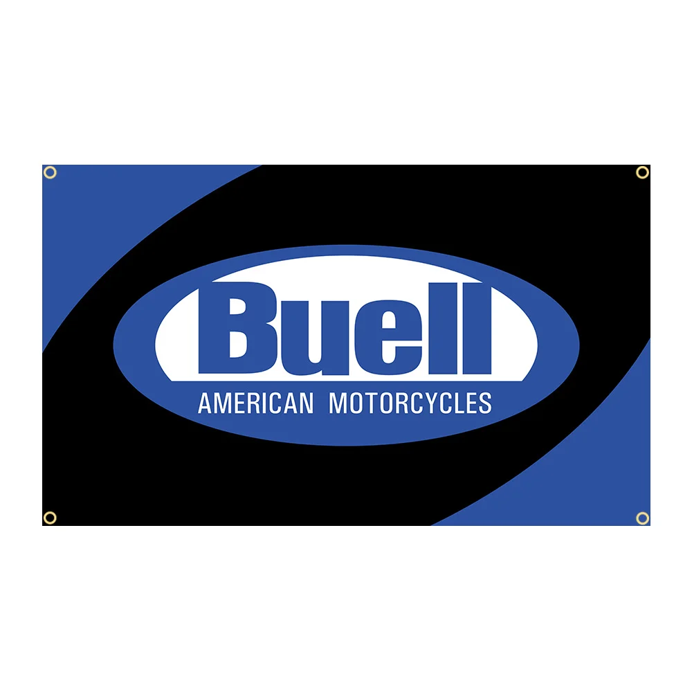 90x150cm Buells American Racing Motorcycle Flag Polyester Printed Outdoor or Garage Banner For Decoration Tapestry