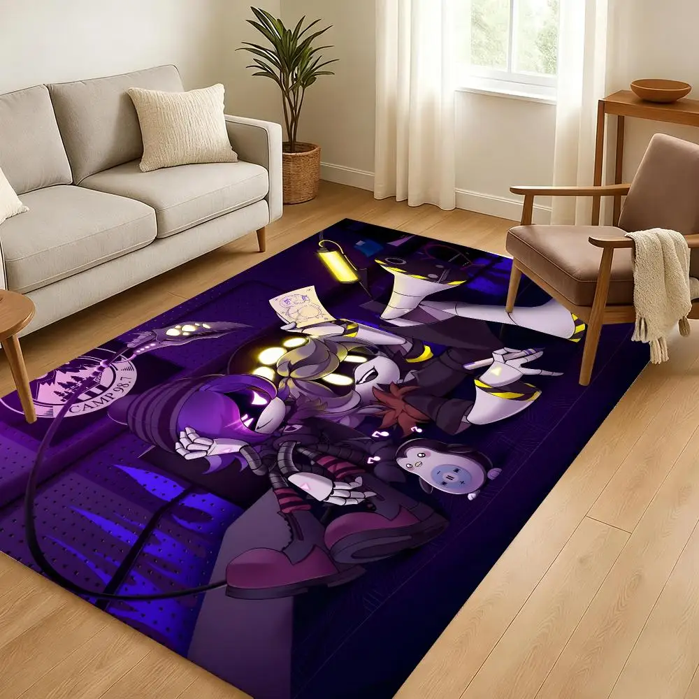 M-Murder D-Drones Series Floor Mat Soft Thickened Absorbent Non-Slip Bedroom Living Room Door Mat Home Decor Flannel Rugs