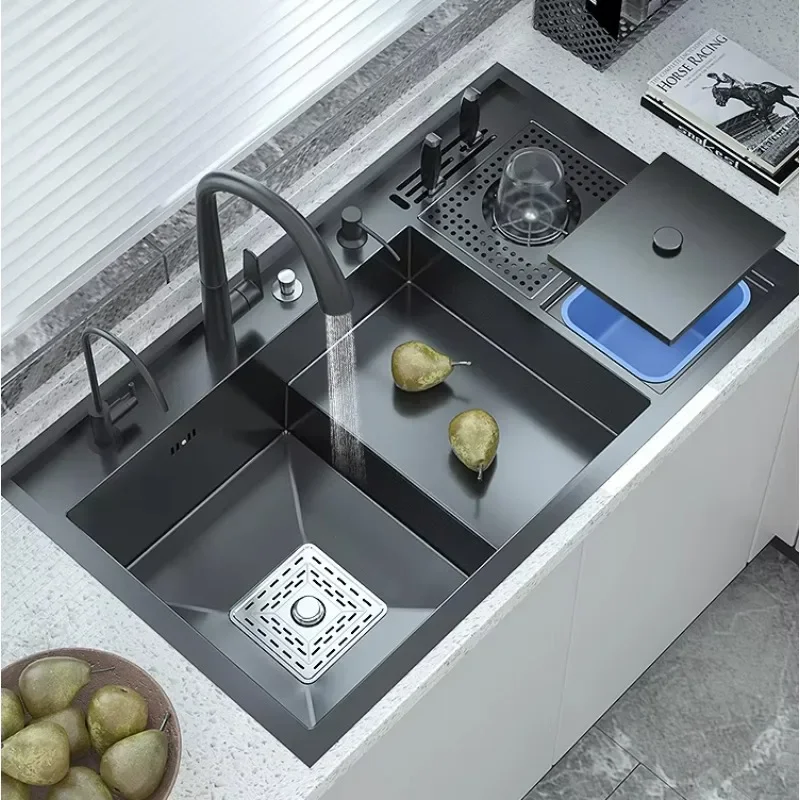 Luxury 304 stainless steel kitchen sink universal and practical