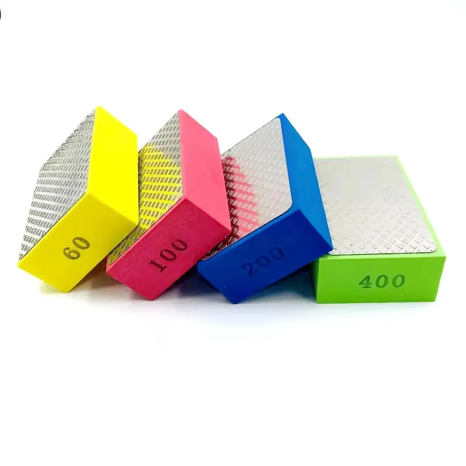Diamant-Handpolierpads, Glas-Schleifblock-Pad für Fliesen, Keramik und Stein, Marmor, Schleifscheibe, Polierwerkzeuge
