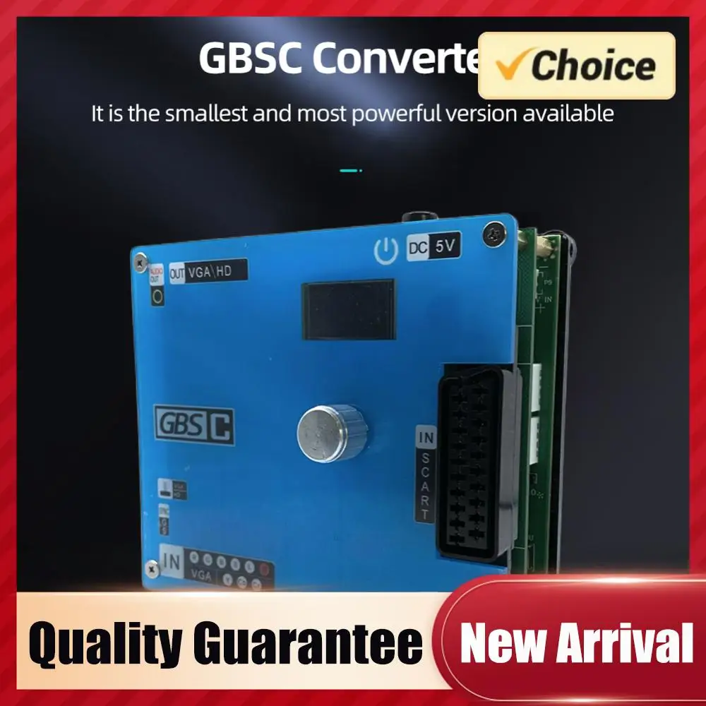 

RGBS RCA/VGA To VGA/RCA Converter GBS Control Video Converter LCD Screen Arcade Game Supports 1080P for PlayStation2 Console