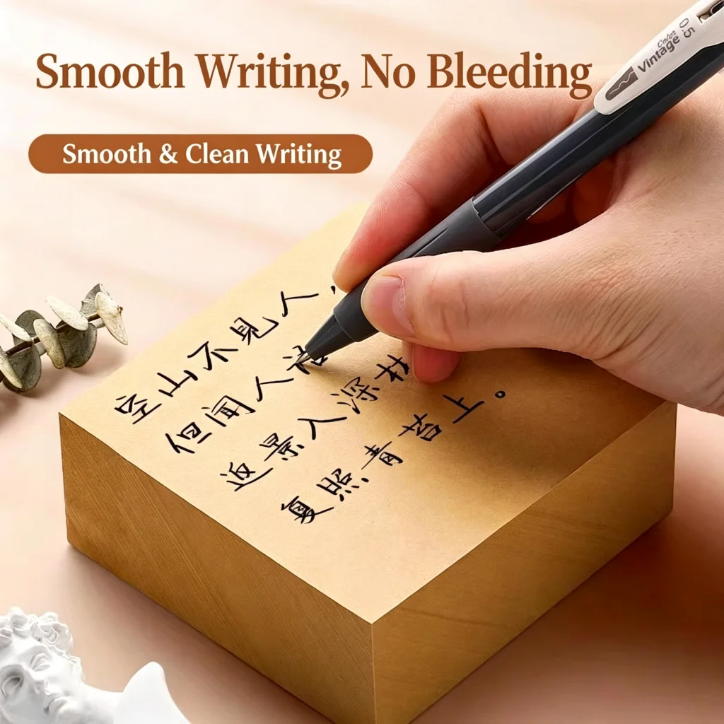 Kraft Paper Blank Notes, 400 Sheets/Pack Thick Square Memo Pad, Minimalist Notepaper for Office & Home & School Supplies
