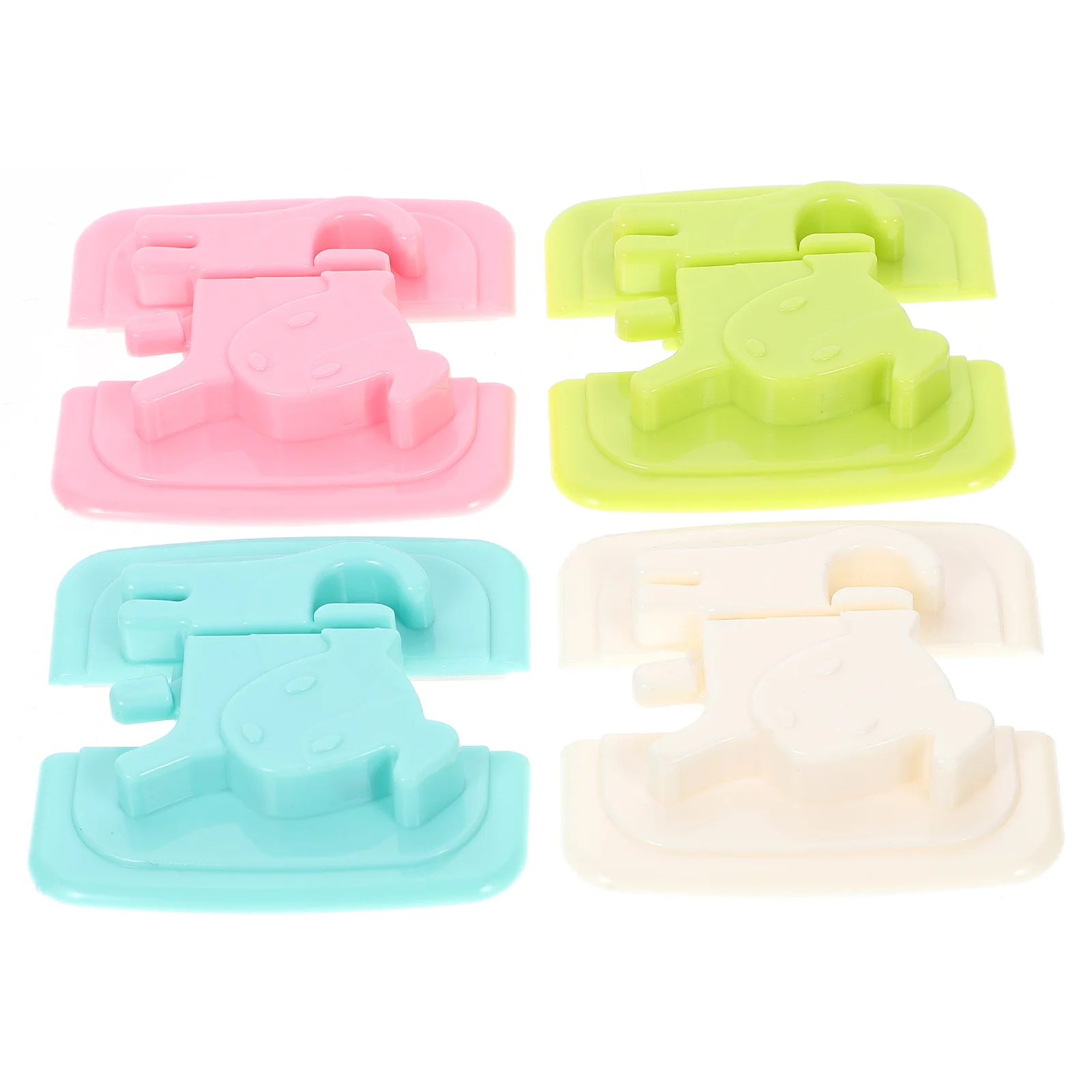 

4Pcs Baby Safety Locks Child Proof Cabinet Latches Fridge Drawer Locks Baby Proofing for Cabinets Child Proof Cabinet Latches