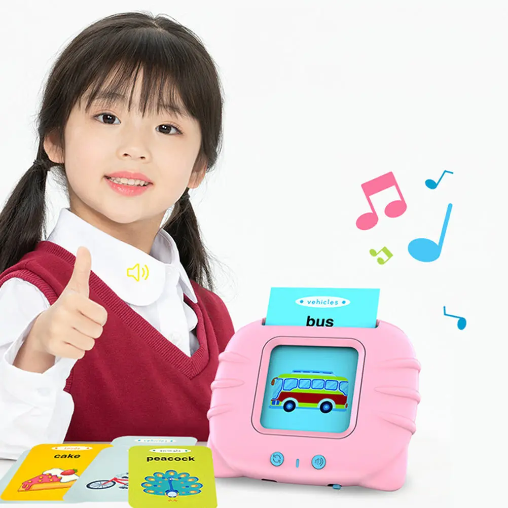 1 مجموعة 1 مجموعة بطاقات التعلم الإنجليزية للأطفال آلة التعليم المبكر لمحو الأمية متعة لعبة الكلمات تعلم العرض اللعب المحمولة #6