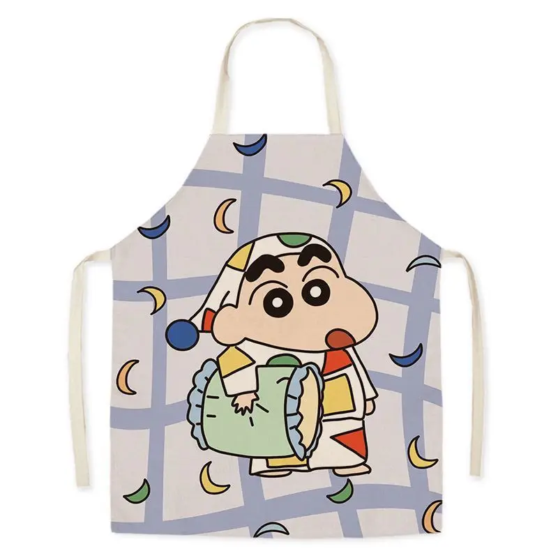 Crayon Shin-chan grembiule per bambini cucina famiglia uomo donna antivegetativa grembiule senza maniche strumenti per la pulizia della cottura Bar