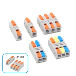 Mini Fast Wire Connector 1Pin 2Pin 3Pin Spliceable Hard Wire Direct Insertion Multi Input And Multi Output Fast Wiring Terminal