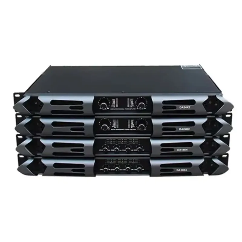 2 Channel Class D 1U Professional Stage Speaker Amplifier Subwoofer Amplifier for PA System