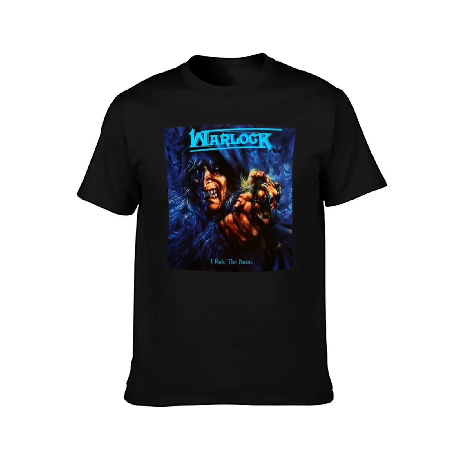 I Rule the Ruins - Warlock T-Shirt Summer Casual Cotton Tee Oversized Streetwear Tops Vintage Graphic Print Unisex Men Women