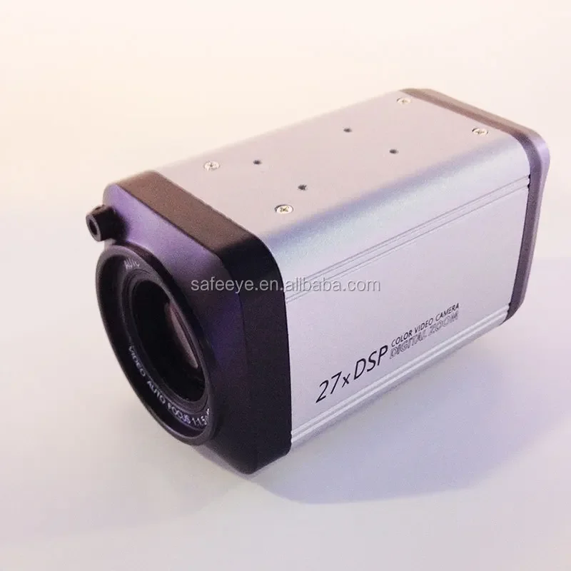 Câmera com zoom CCTV 30X, caixa de suporte tudo em um, zoom óptico 30x