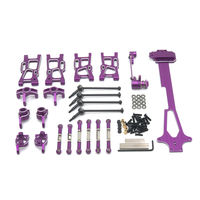 Metal Upgrade Swing Arm Steering Cup Steering Group 10 Piece Set For WLtoys 1/12 124017 124016 124018 124019 RC Car Parts