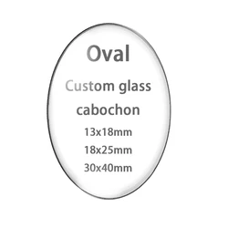 Personalized Photo Custom pictures 18x25mm/25x35mm/30x40mm photo glass cabochon demo flat back Making findings for DIY necklace