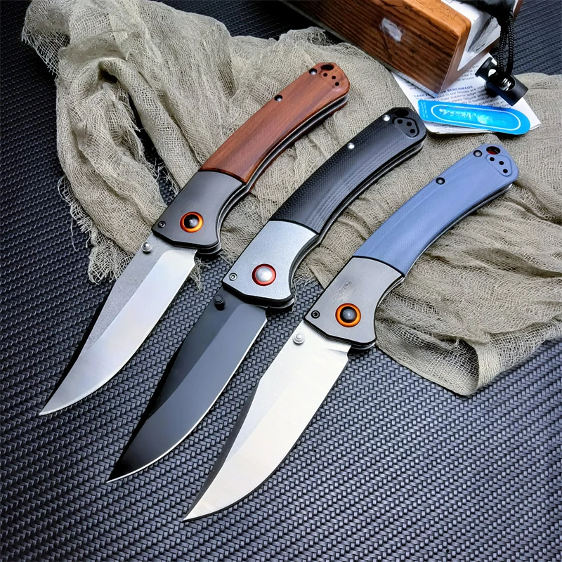 

Wood/G10 15080 535 Crooked River EDC Folding Pocket Knife CPM-S30V Drop-Point Blade Camping Survival Knives Tactical Gear