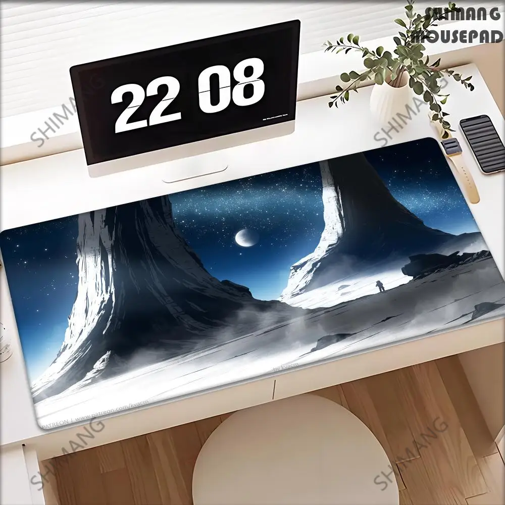 

Large Rubber Mouse Pad Gaming Accessories Office Gamer Keyboard Sci Fi Outer Space Desk Mat Non-Slip Laptop Star Trek Mousepad