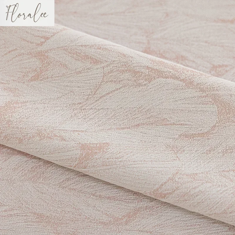 Chenille Blackout Curtain Creme Fraiche Wind Living Room Bedroom Superior Anti-microbial Blackout Curtain Finished Product
