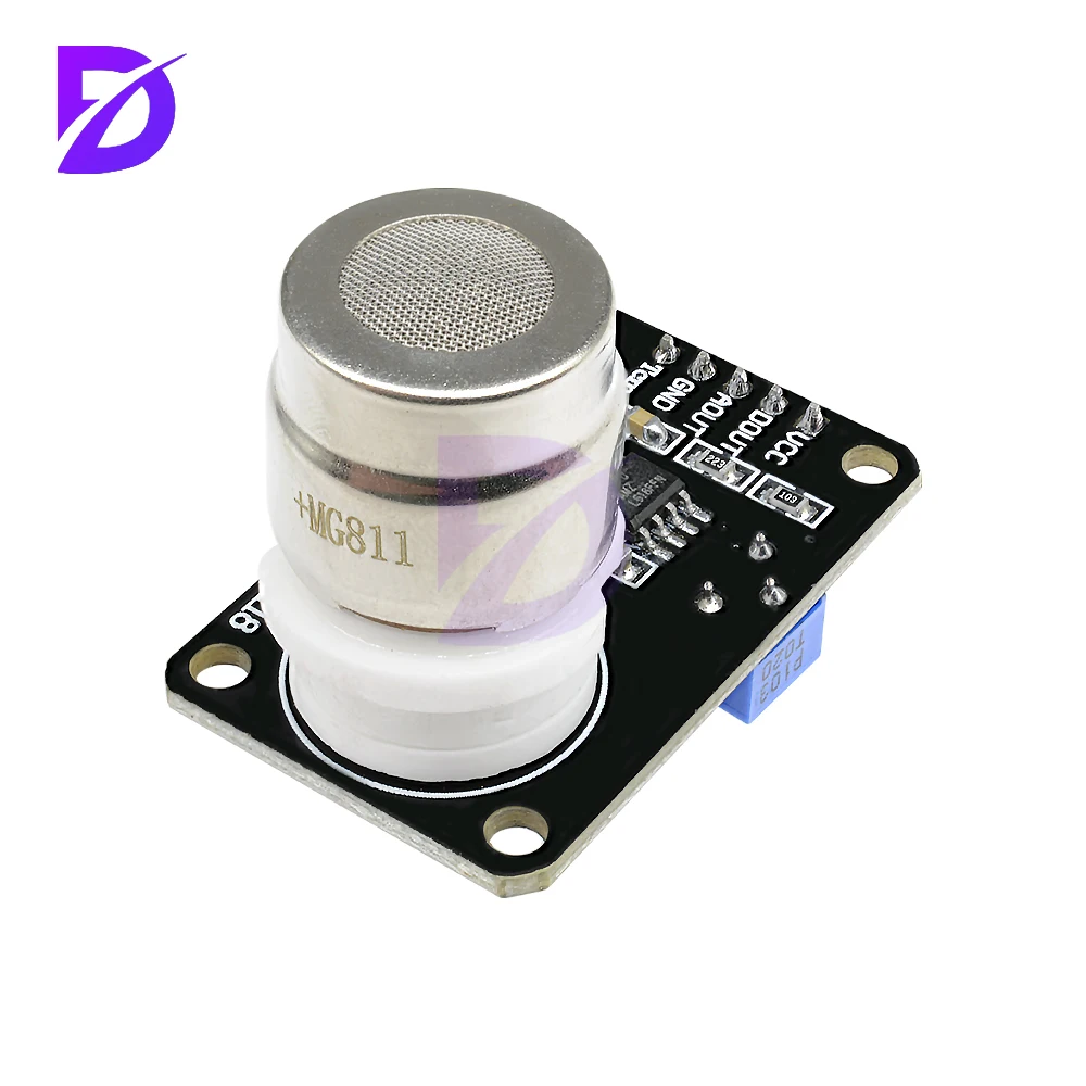 Dc 6v Mg811 Módulo Sensor de Gás de Dióxido de Carbono Detector de Gás Tipo de Tensão Sonda de Indução