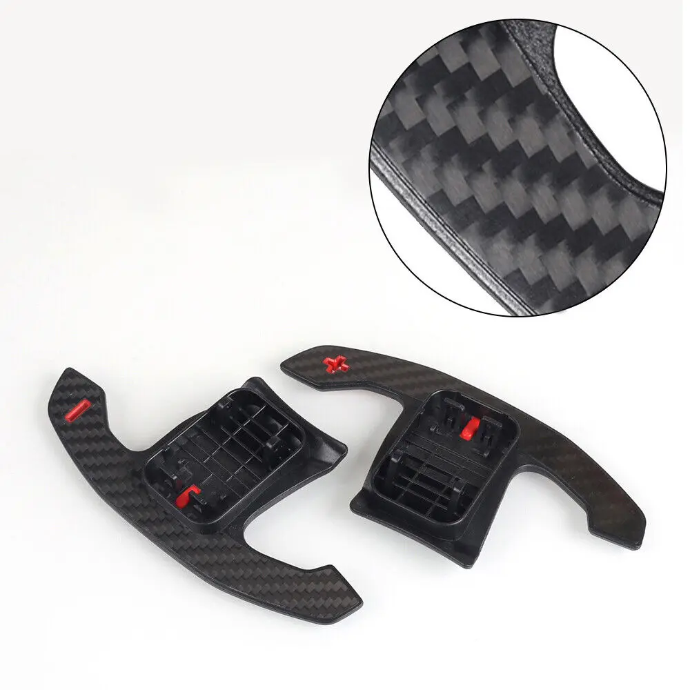 Gloss Carbon Fiber For BMW F90 M5 CS Competition xDrive 17-22 Carbon Steering Wheel Paddle Shifter