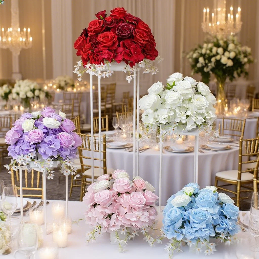 

Uflower 30/40 см искусственный цветок розы шар для DIY свадебная центральная часть домашний декор для вечеринки искусственная роза композиция