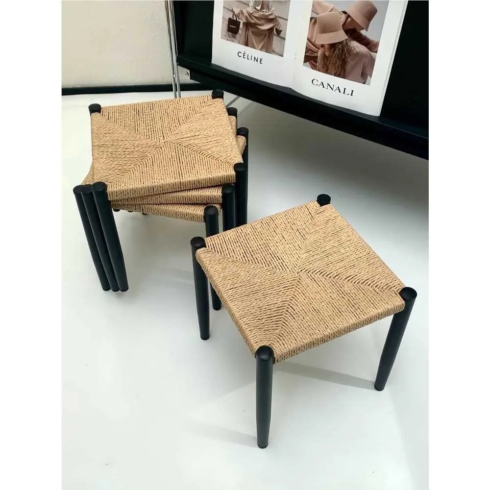 asher-handwoven-wicker-dining-chair-simple-rope-binding-grass-chair-stackable-metal-frame-low-stool-for-home-use