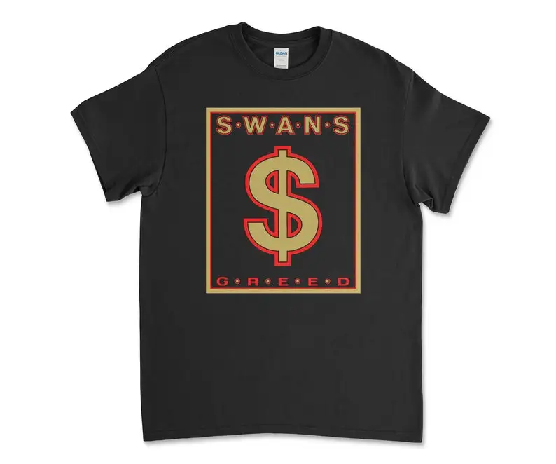 Swans Greed Black Tee