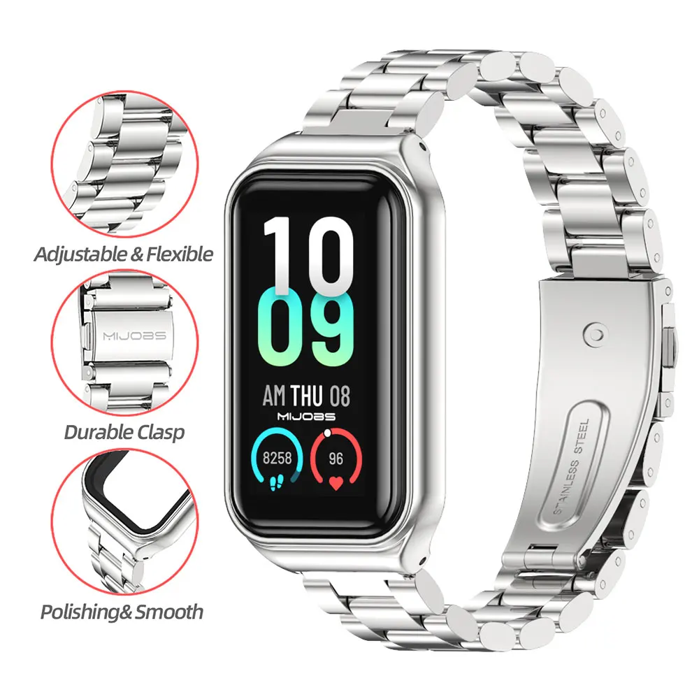 Metal Strap for Amazfit Band 7 Wristband Watch Band Replacement Bracelet for Amazfit 7 Band Correa Watchband