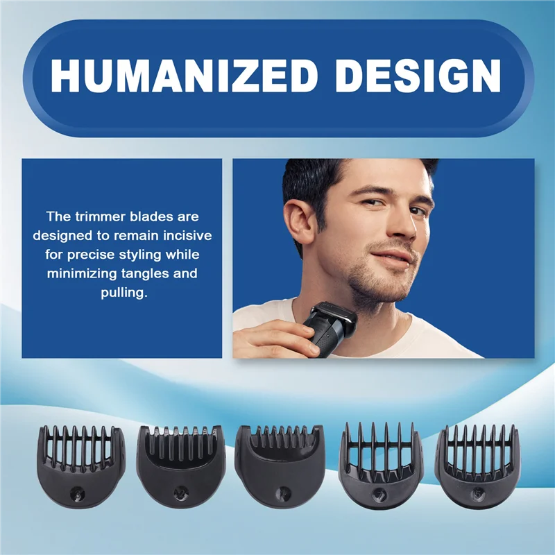 

B59B-триммер для бороды, сменная триммерная головка для бритвы с 5 предметами, набор направляющих расчесок 1/2/3/5/7 мм для Braun Series 3