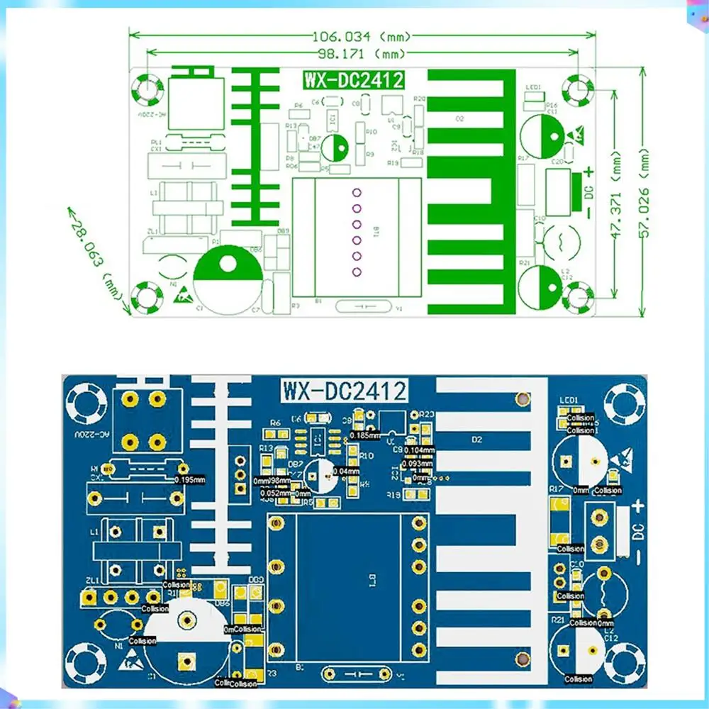 

N93R For Power Supply Module DC 24V 4A 6A To AC 110V 220V Switching Power Supply Module AC-DC Board