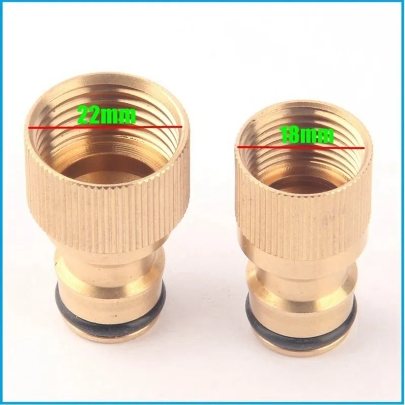 1Pc M18 or M22 Electric car wash pump connector, household wash brush, copper nipple handle, switch connector
